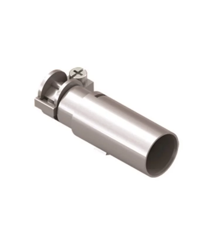 male shielded connector, MIXO, 8p, crimp, 5A, 50V, BUS
