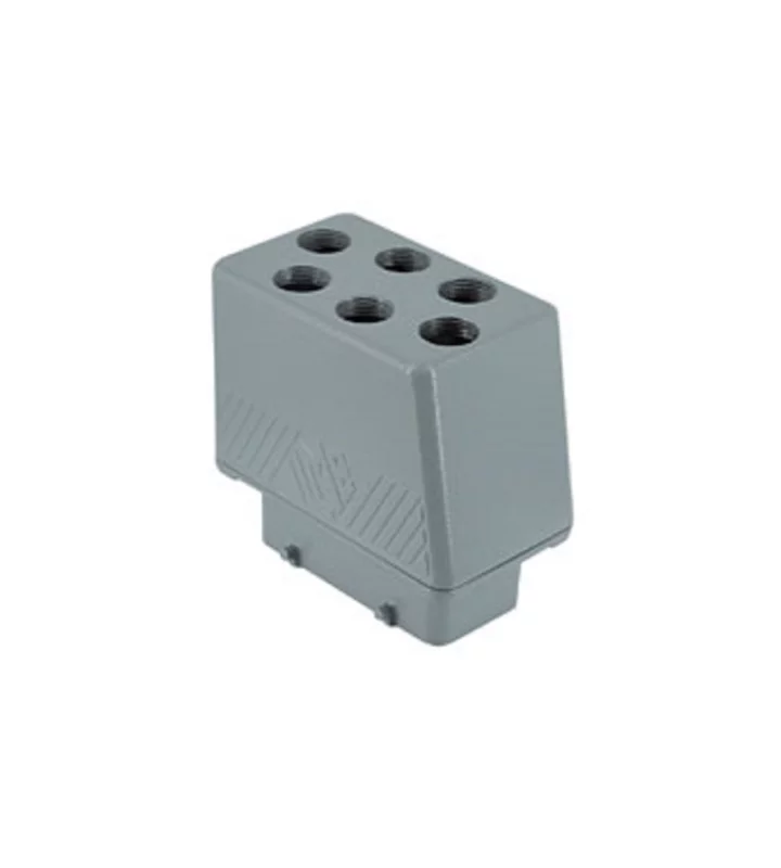 hood, size 77.27, BIG alu, 4 pegs, 6xM20 top, extended terminal compartment