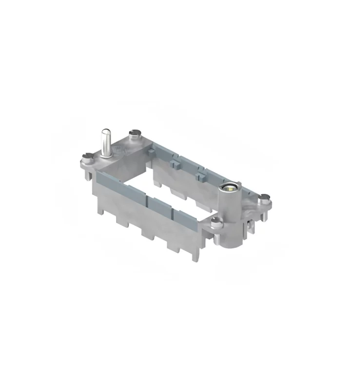 frame, size 77.27+size 77.62, MIXO steel zinc plated, for 4 MU, with PE-connection