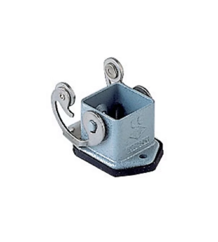 bulkhead mounting housing, size 21.21, CKA zinc, 1 lever stainless steel
