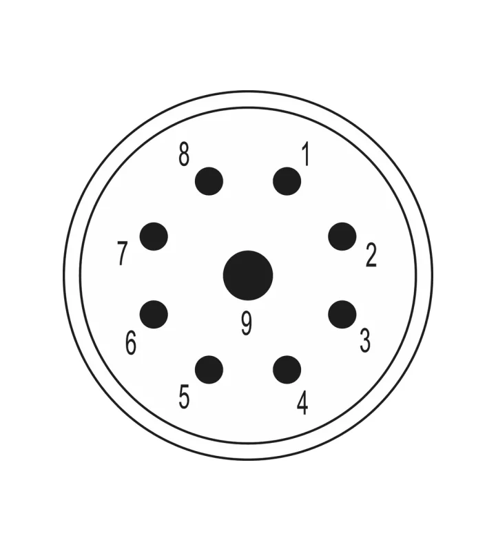 Inserts 9-pole (8+1)