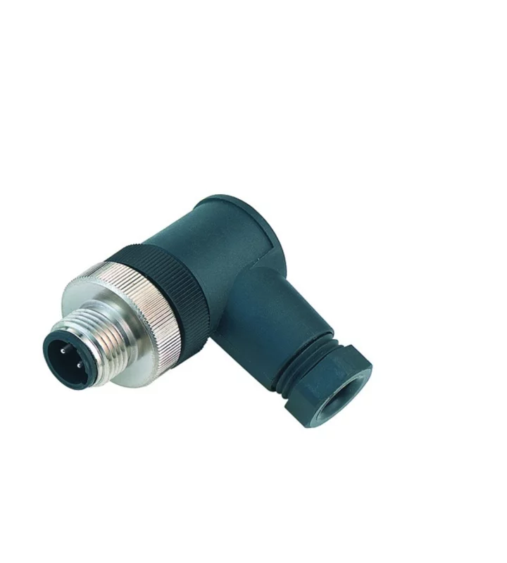 Male angled connector