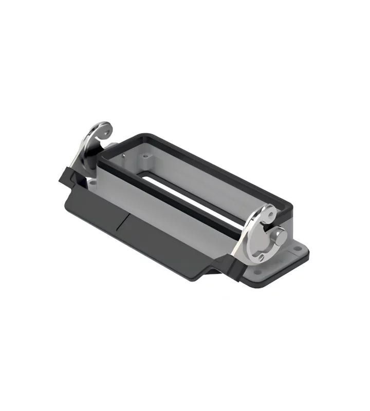 bulkhead mounting housing, size 104.27, C-TYPE alu, 1 lever