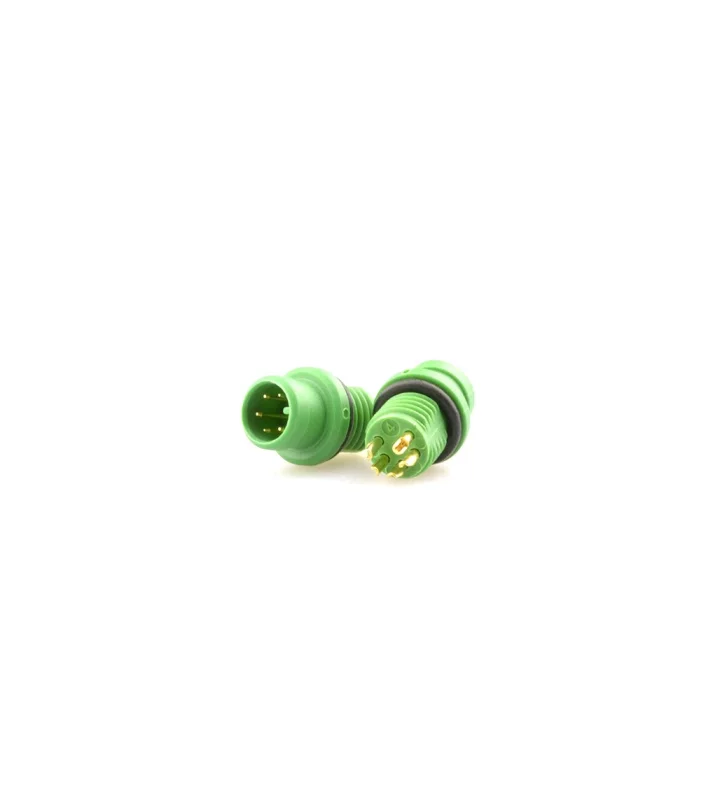 Mini B Male panel mount connector