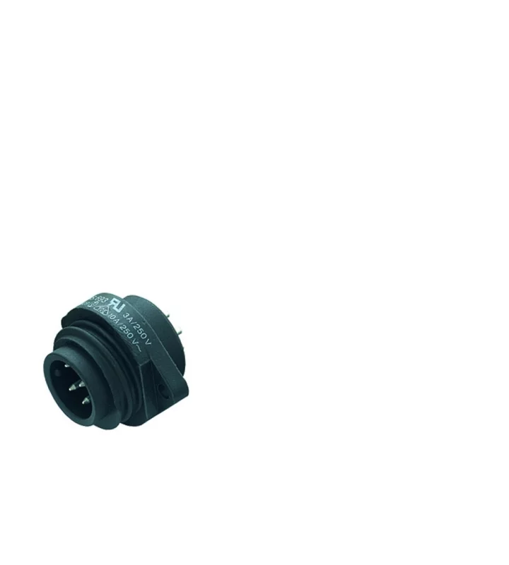 Male panel mount connector