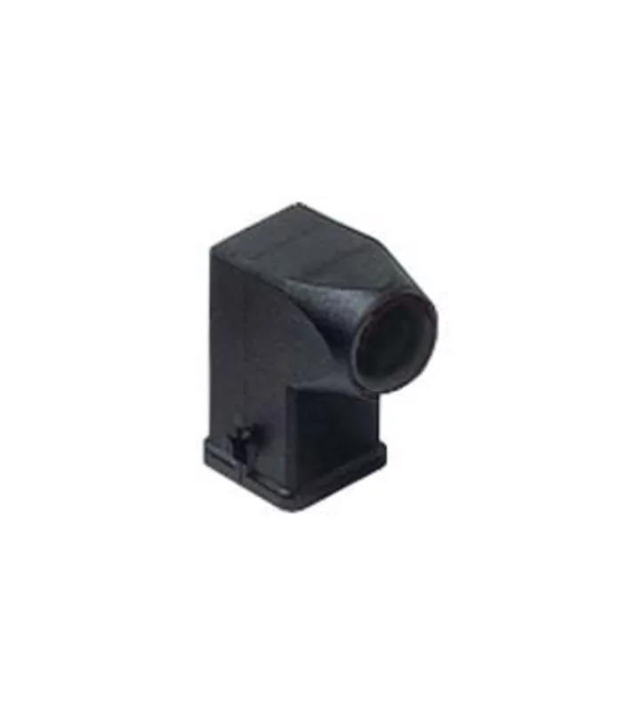 hood, angled, size 21.21, CK plastic, 2 pegs, 1xM20 top, gasket