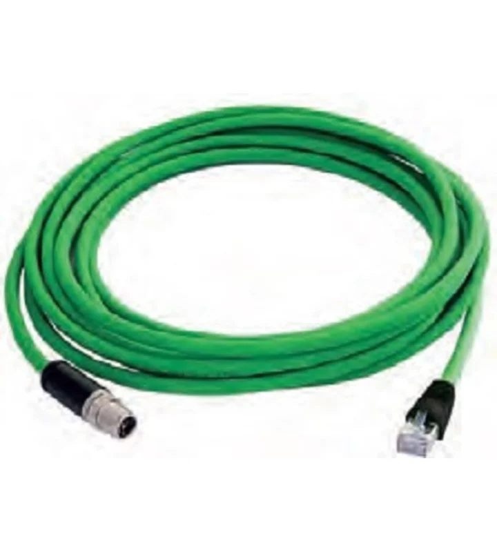 patch cable, 7,5m, PUR, CAT.7, with 1xRJ45 insert and 1xM12 insert