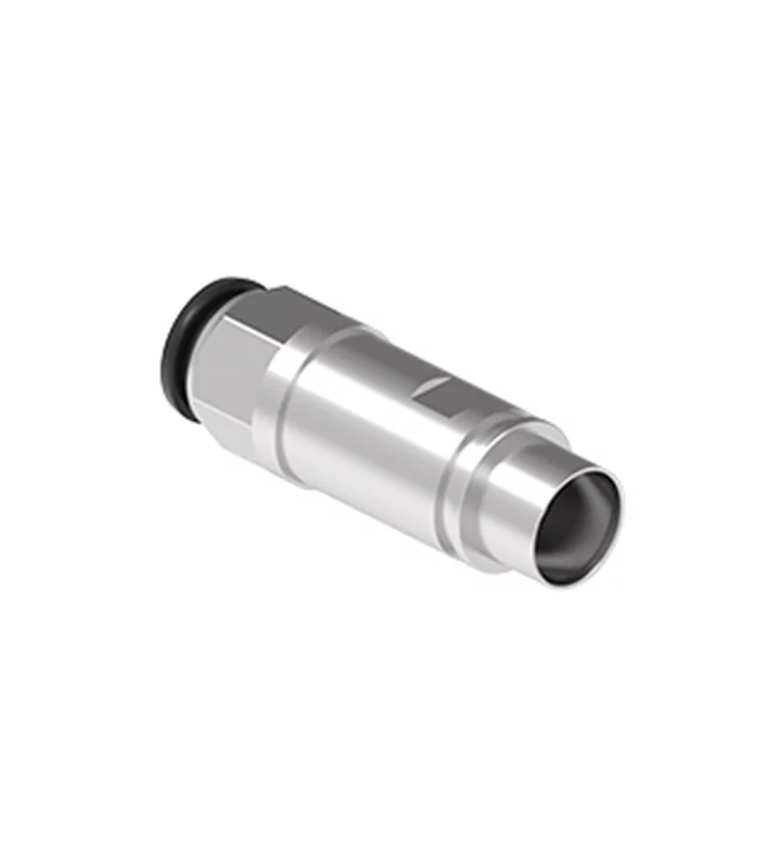 female contact, pneumatic, 8,0mm external, straight, quick-fitting, without shut-off valve