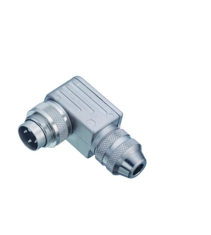 Male angled connector