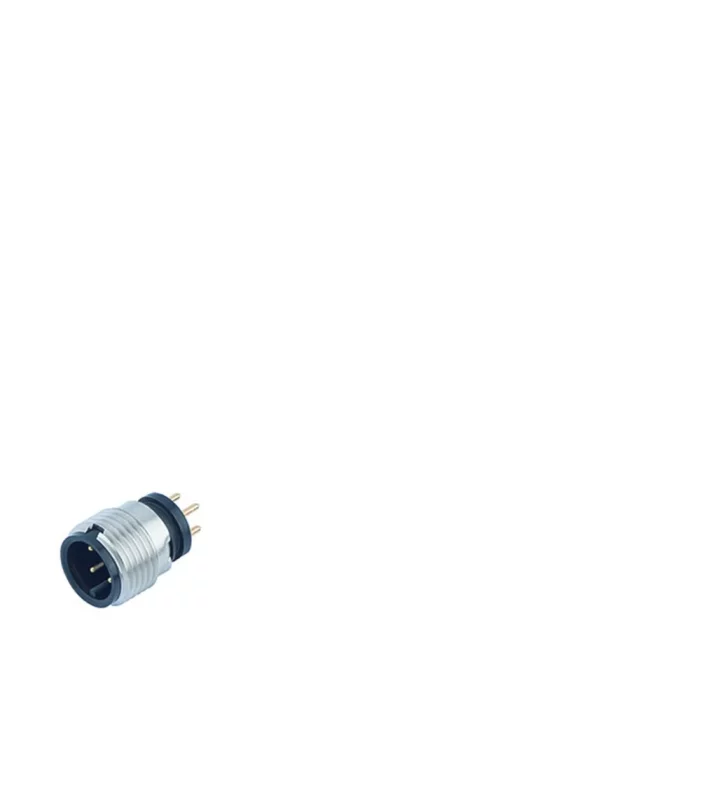 Male panel mount connector