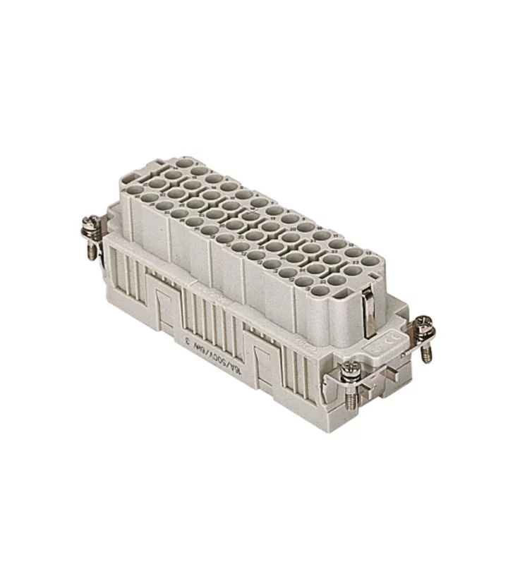female insert, size 104.27, 46p+PE, crimp, 16A, 500V