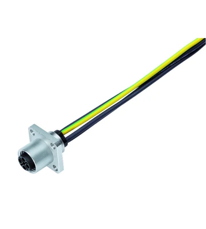 Female panel mount connector