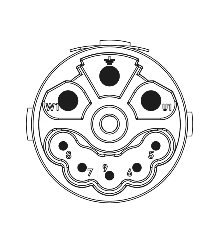 Inserts 9-pole