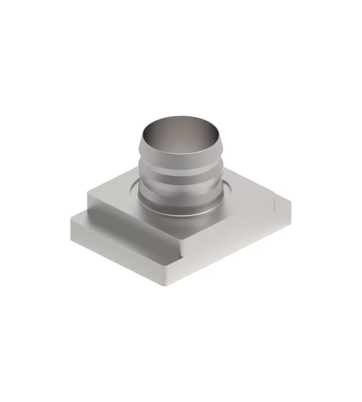 crimp flange, for 9-37p D-SUB, 4,0mm internal/5,0mm external