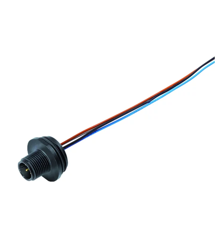 Male panel mount connector
