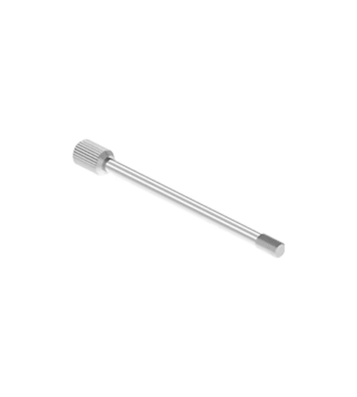 knurled screw, UNC 4-40, 50mm long, for D-SUB housing