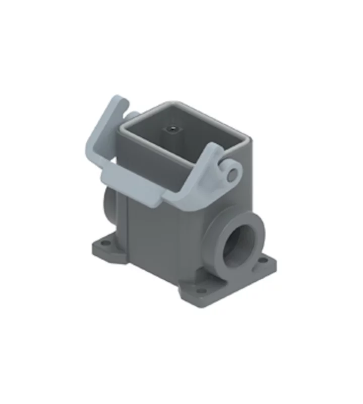 surface mounting housing, high, size 44.27, T-TYPE W plastic, 1 lever, 1xM25 side