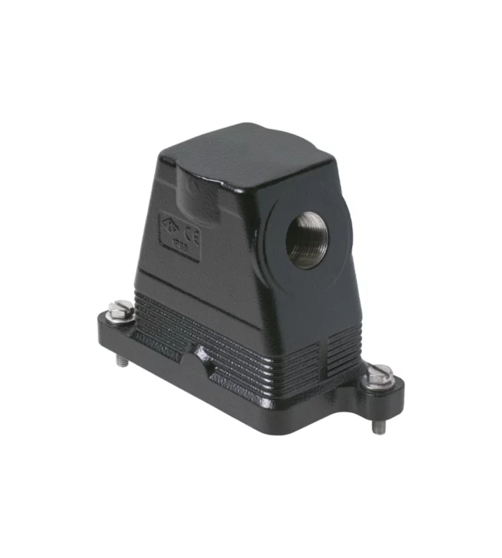 hood, size 44.27, IP68 alu, screw locking, 1xM25 side
