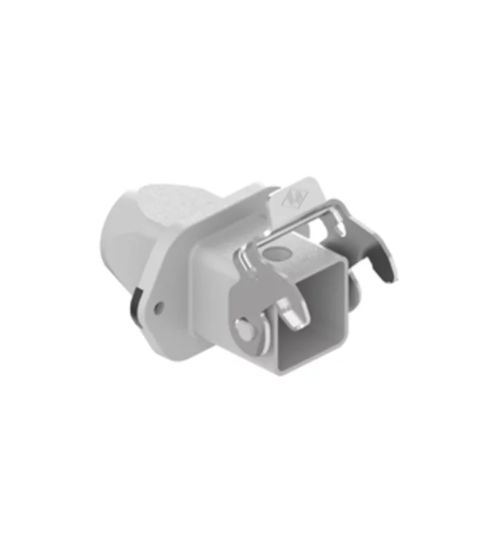 bulkhead mounting housing, size 21.21, CKA zinc, 1 lever, 1xM20 rear