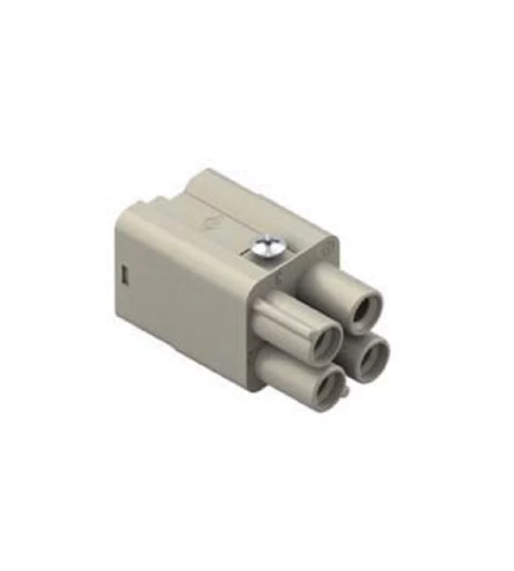 female insert, size 21.21, 3p+PE, crimp, 40A, 400V