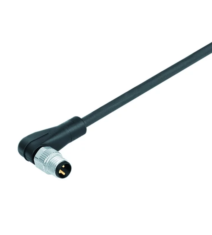 Male angled connector