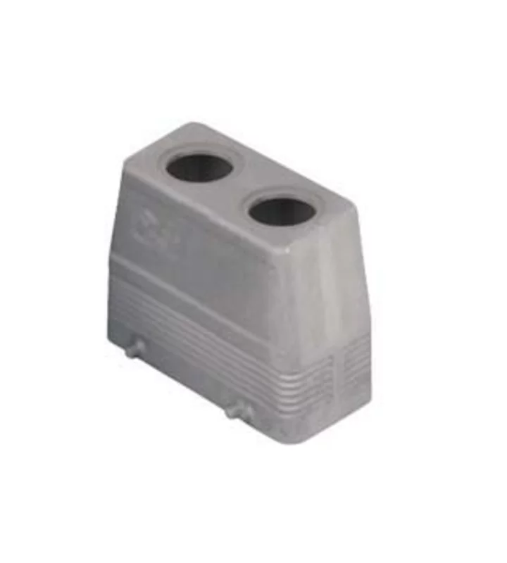 hood, high, size 77.27, EMC alu, 4 peg, 2xM25 top, without adaptor