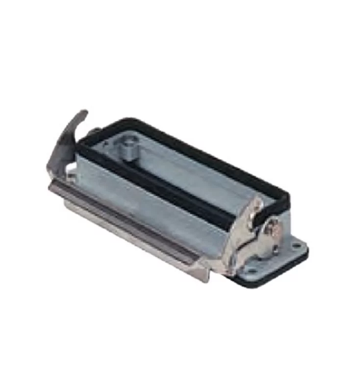 bulkhead mounting housing, size 104.27, V-TYPE alu, 1 lever