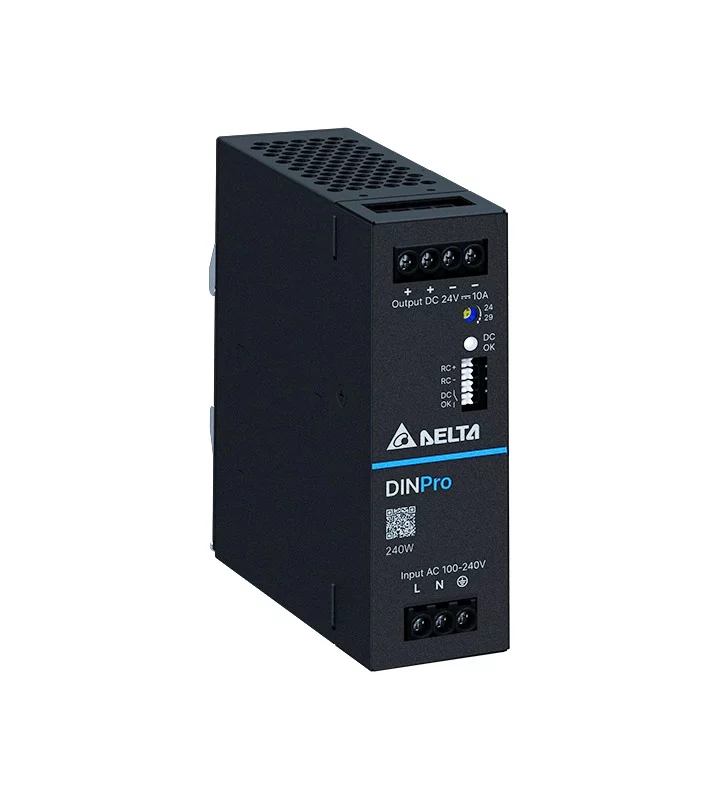 Power supply, 1Ph, 240W, DIN Rail, AC/DC, 48 Vdc, 5 A

