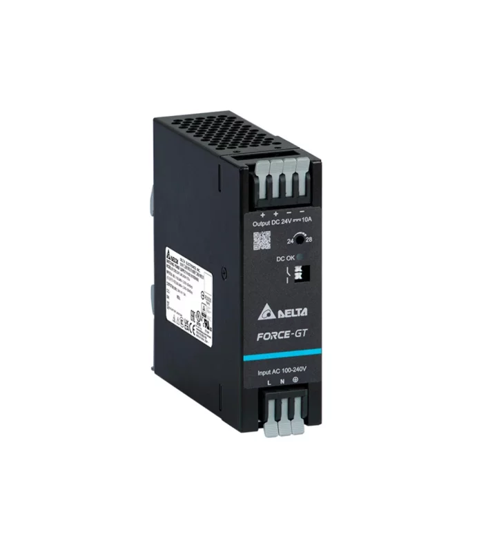 Power supply, 1Ph, 240W, DIN Rail, AC/DC, 12 Vdc, 20 A