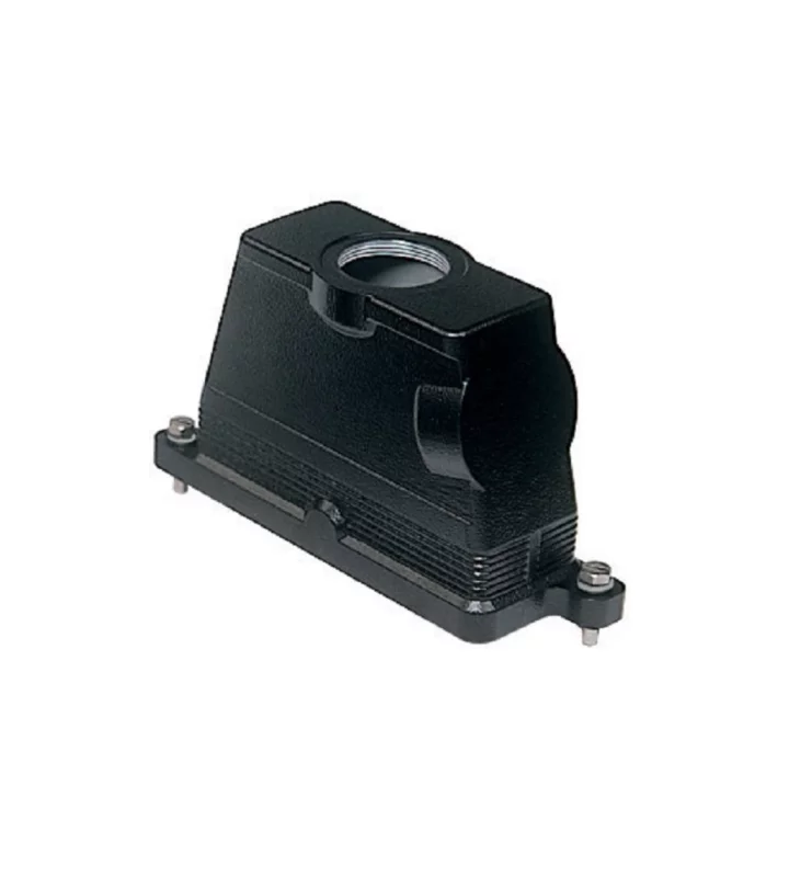 hood, size 57.27, IP68 alu, screw locking, 1xM40 top