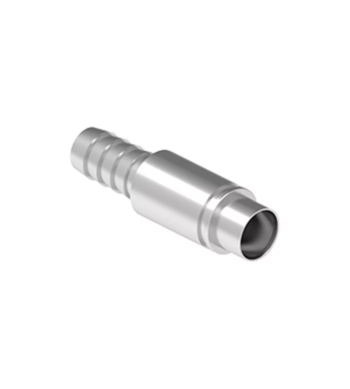female contact, pneumatic, 10mm internal, straight, hose barbs, without shut-off valve