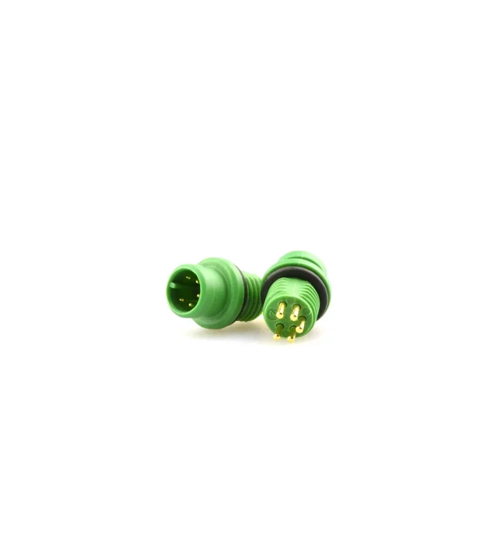 Mini B Male panel mount connector