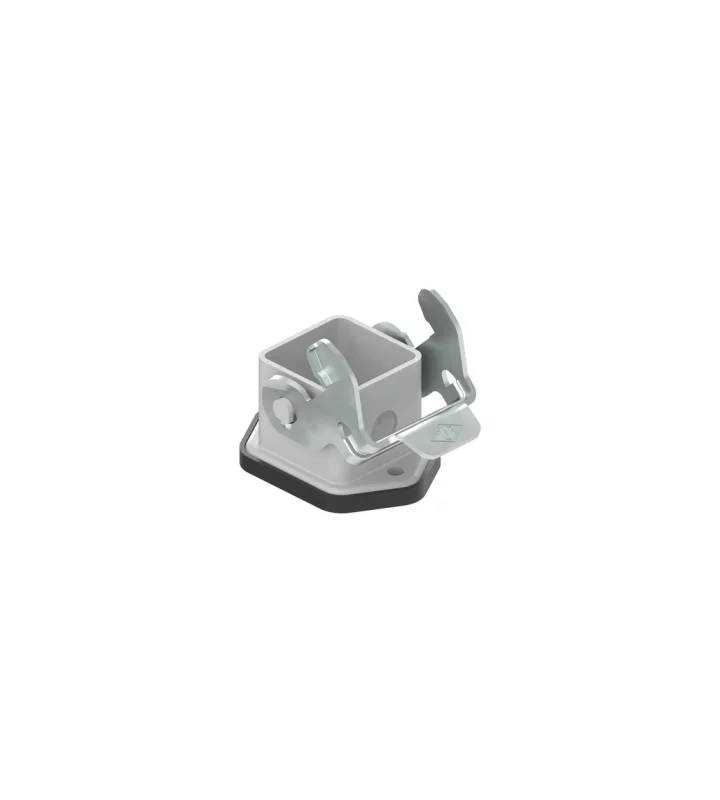 bulkhead mounting housing, size 21.21, CKA zinc, 1 lever steel