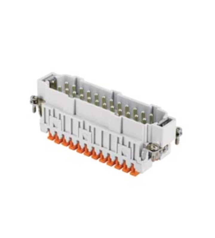 male insert, size 104.27, 24p+PE, tin, SQUICH, 16A, 500V, JEI