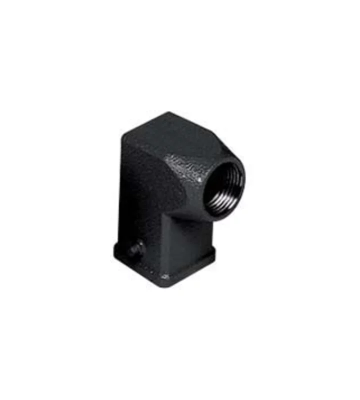 hood, angled, size 21.21, W-TYPE alu, 2 pegs, 1xM20 side