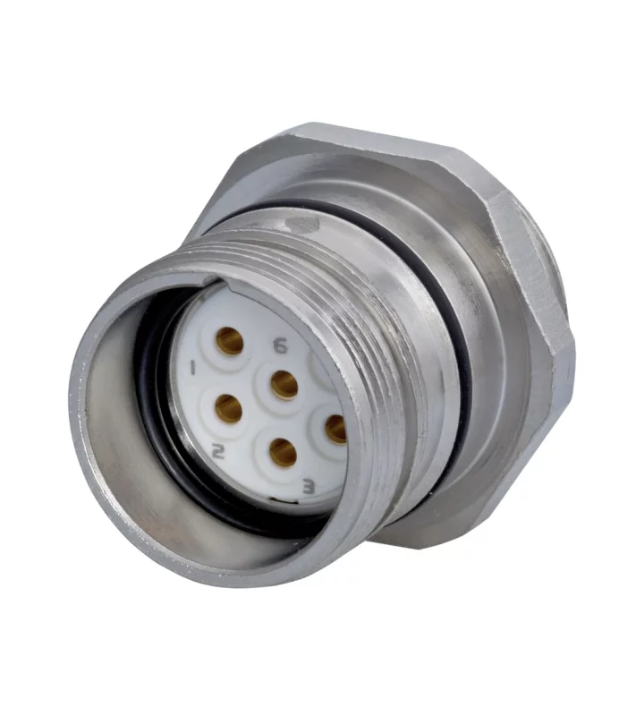 Panel Connector, Male Thread