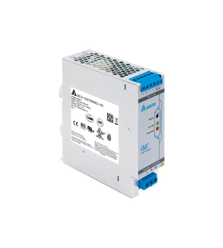 Power supply, 1Ph, 120W, DIN Rail, AC/DC, 24 Vdc, 5 A