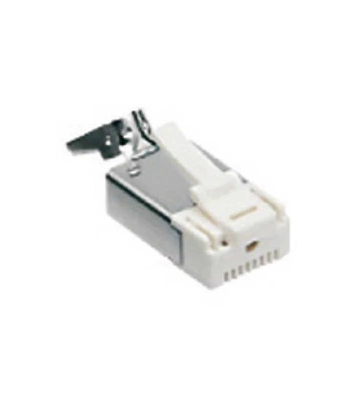 male contact, 6+2p+GND, crimp, 2,1A, 50V, RJ45