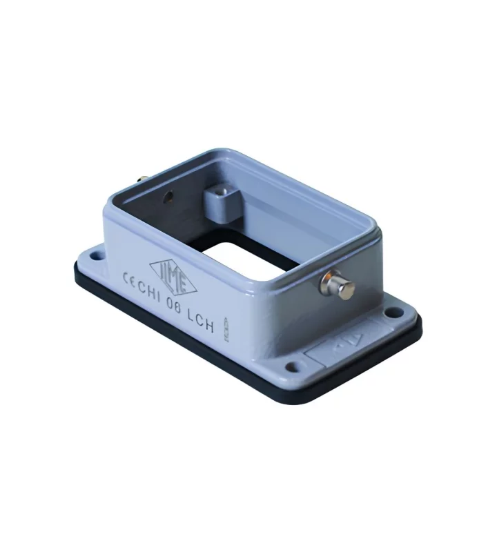 bulkhead mounting housing, size 44.27, alu, 2 pegs, without gasket