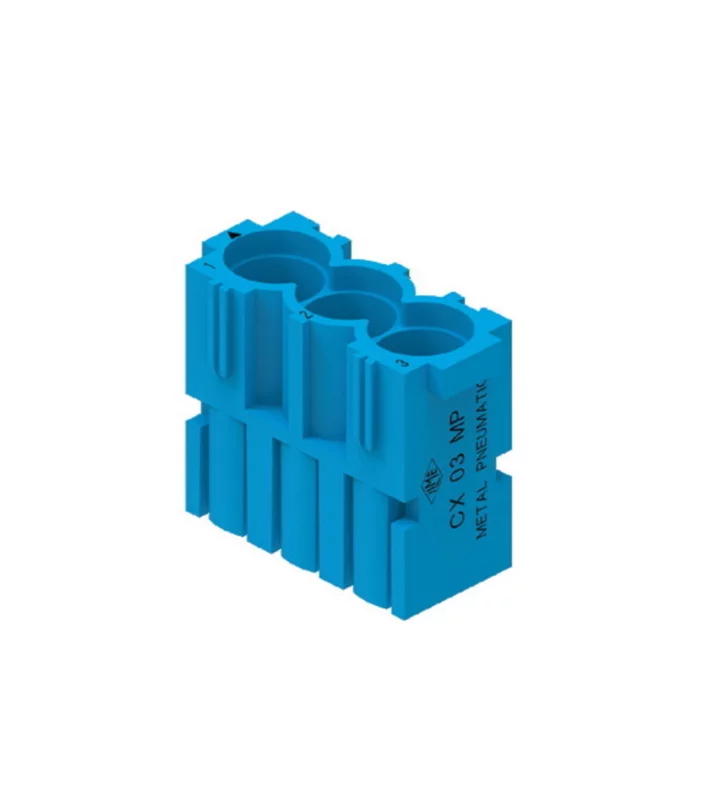 adaptor, MIXO, 1MU, 3p, pneumatic, for CX MP contacts
