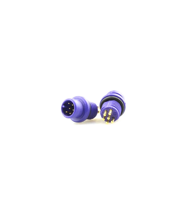 Mini B Male panel mount connector
