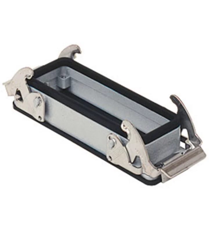 bulkhead mounting housing, size 57.27, V-TYPE alu, 2 levers
