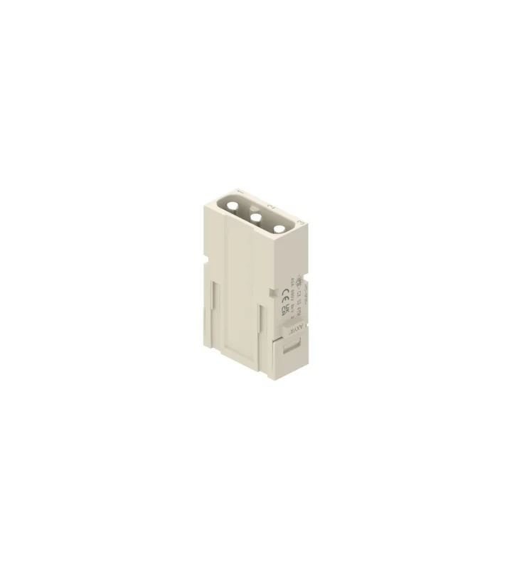 male insert, MIXO, 1MU, 3p, AXYR® push-in connection, 40A, 690V