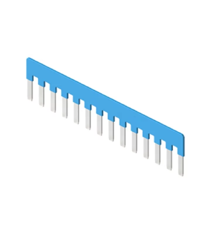 parallel bridge, for 14 contacts, 10A, 50V, for inserts CDSH, blue
