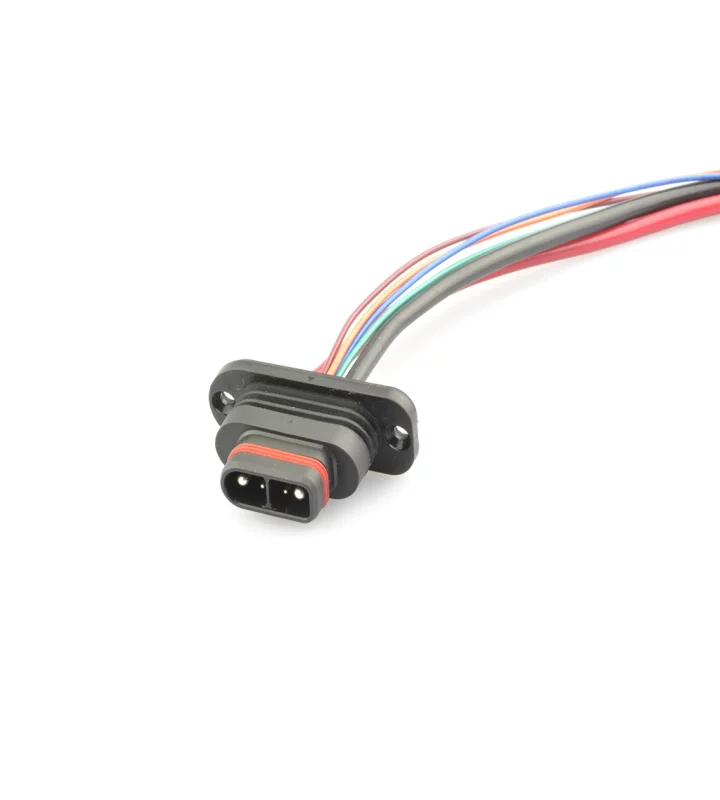 Male panel mount connector