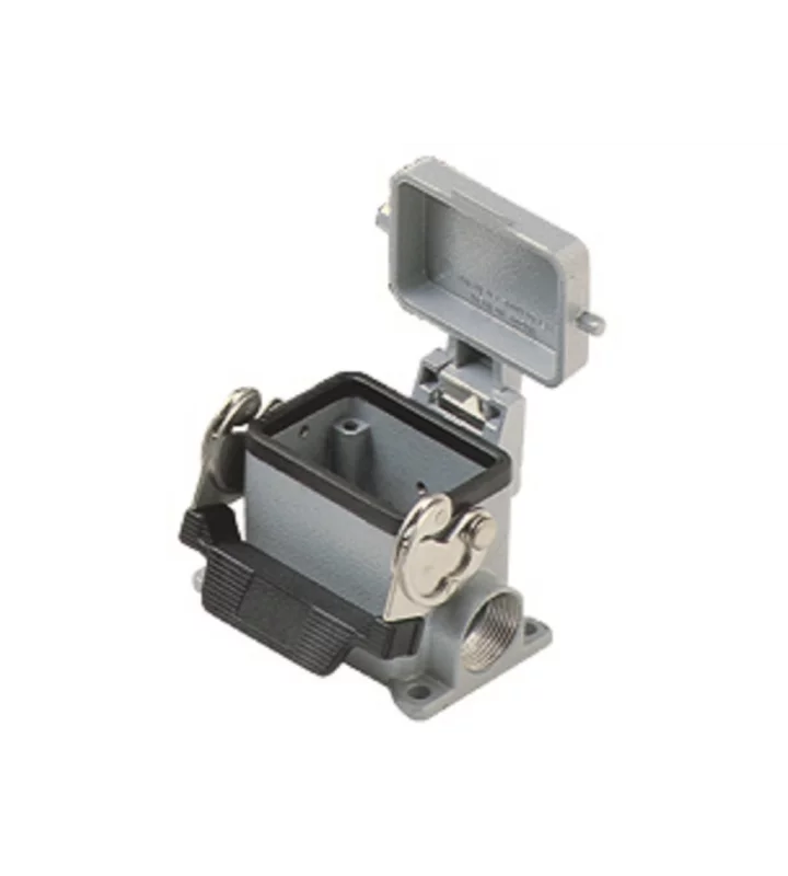 surface mounting housing, size 44.27, C-TYPE alu, 1 lever, 1xM20 side, cover metal