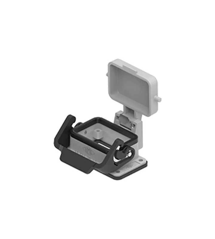 bulkhead mounting housing, size 44.27, IL-BRID stainless steel, 1 lever