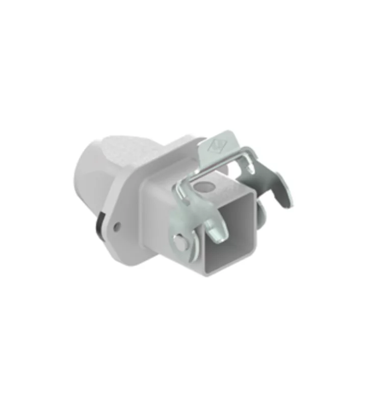 bulkhead mounting housing, size 21.21, CKA zinc, 1 lever, 1xM20 rear