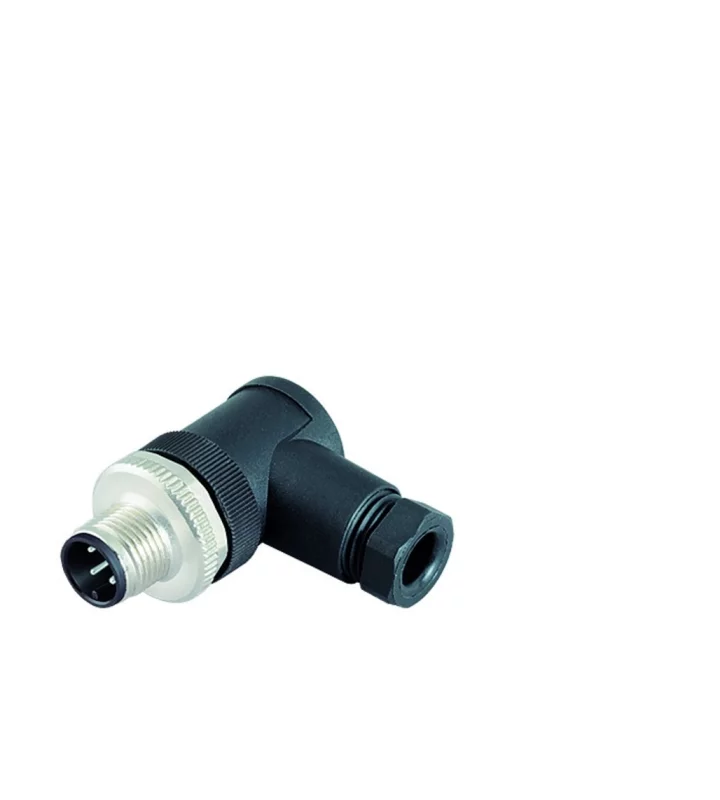 Male angled connector