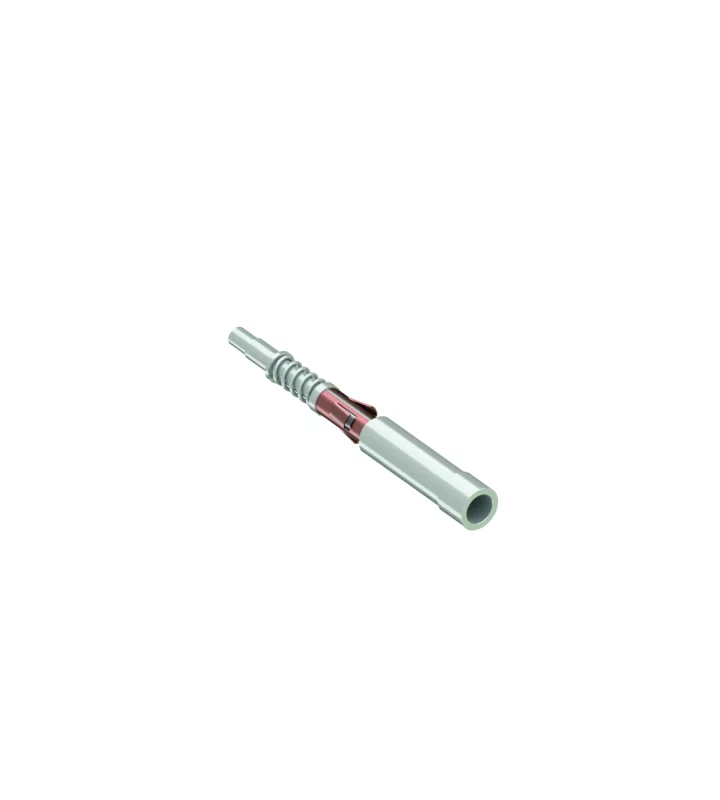 fibre optic male contact, 2,2mm², crimp, LWL+6A, series CD, for POF 1,0mm